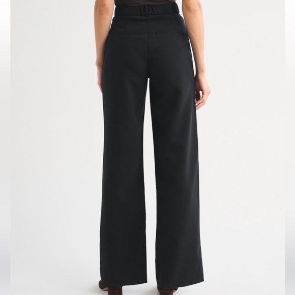 Abercrombie Navy Wide-Leg Trousers - Picture 8 of 8